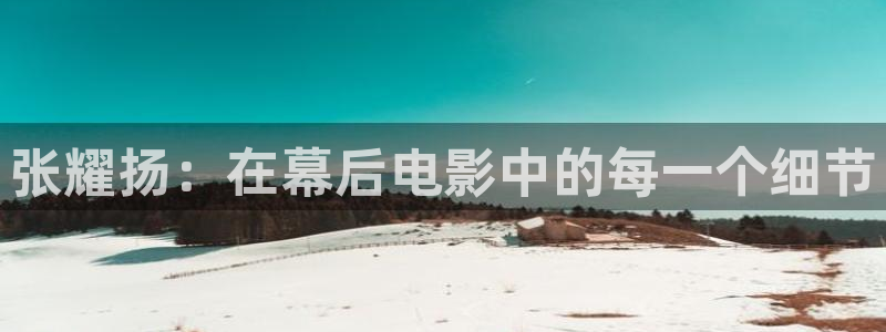 西瓜湖北省：张耀扬：在幕后电影中的每一个细节
